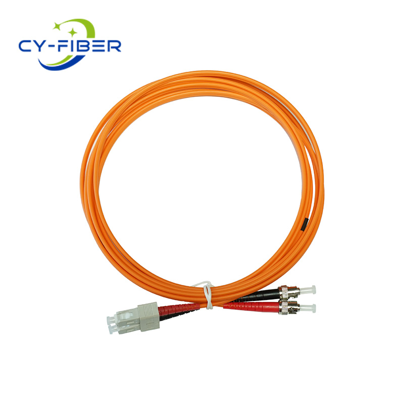 OM2 SC-ST UPC Duplex LSZH 3.0mm Fiber Optic Patch Cord, 3m