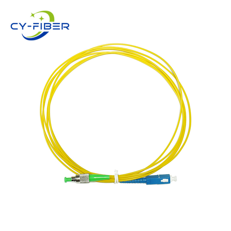 OS2 FC APC-SC UPC Simplex LSZH 2.0mm Fiber Optic Patch Cord, 3m