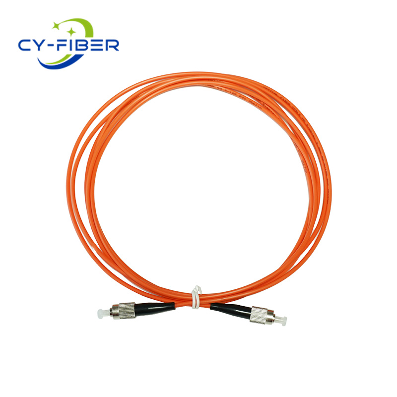 OM1 FC-FC UPC 單工 PVC 3.0mm光纖跳線, 3m