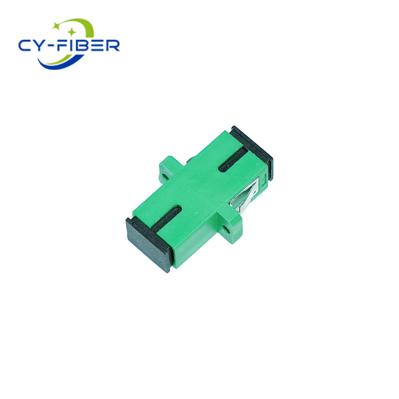 SC APC Simplex OS2 Single Mode Fiber Optic Adapter