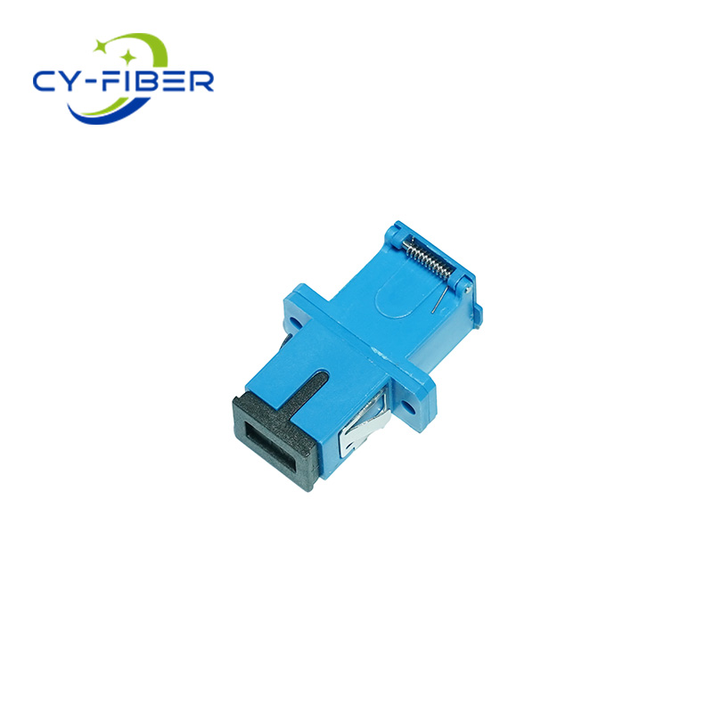 SC UPC Simplex OS2 Single Mode Flip-top Fiber Optic Adapter