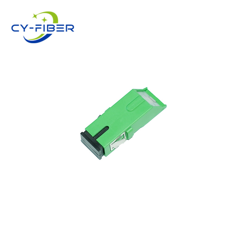 SC APC Simplex OS2 Single-mode Flip Type Fiber Optic Adapter