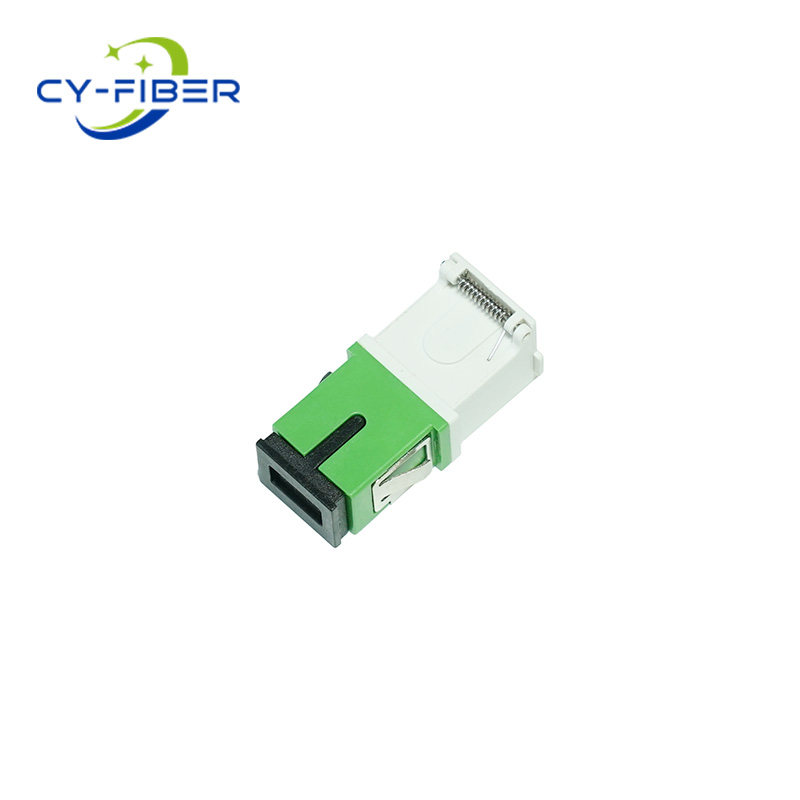 SC APC Simplex OS2 Single-mode Flip Type Fiber Optic Adapter