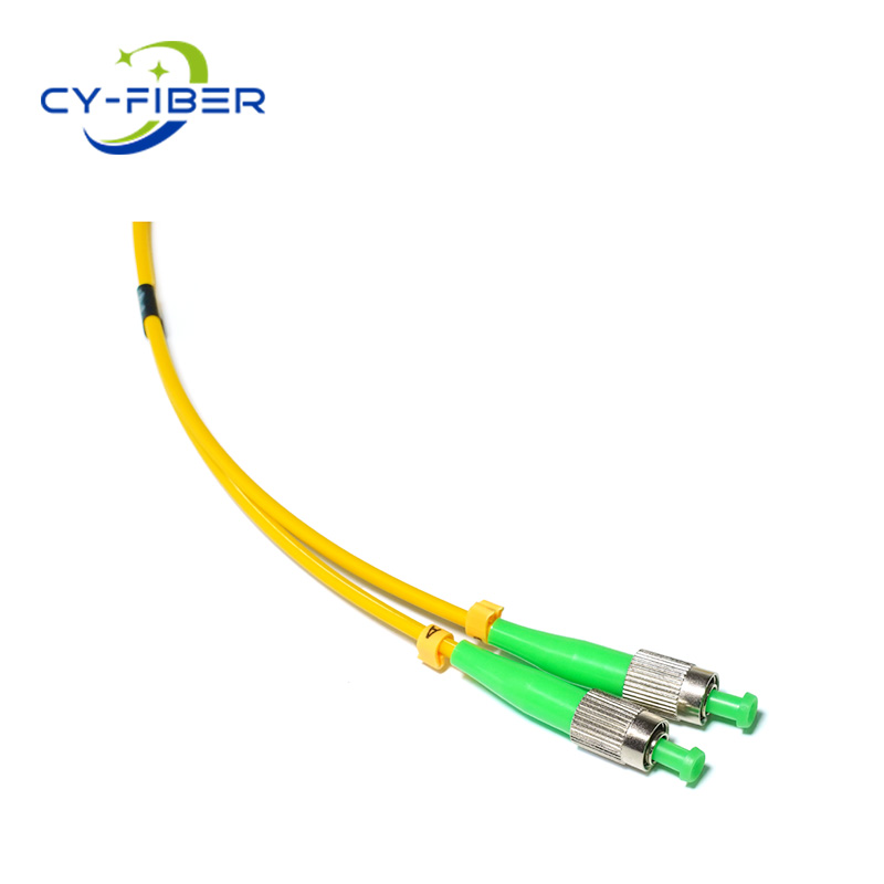 OS2 FC APC-ST UPC Duplex LSZH 3.0mm Fiber Optic Patch Cord, 3m