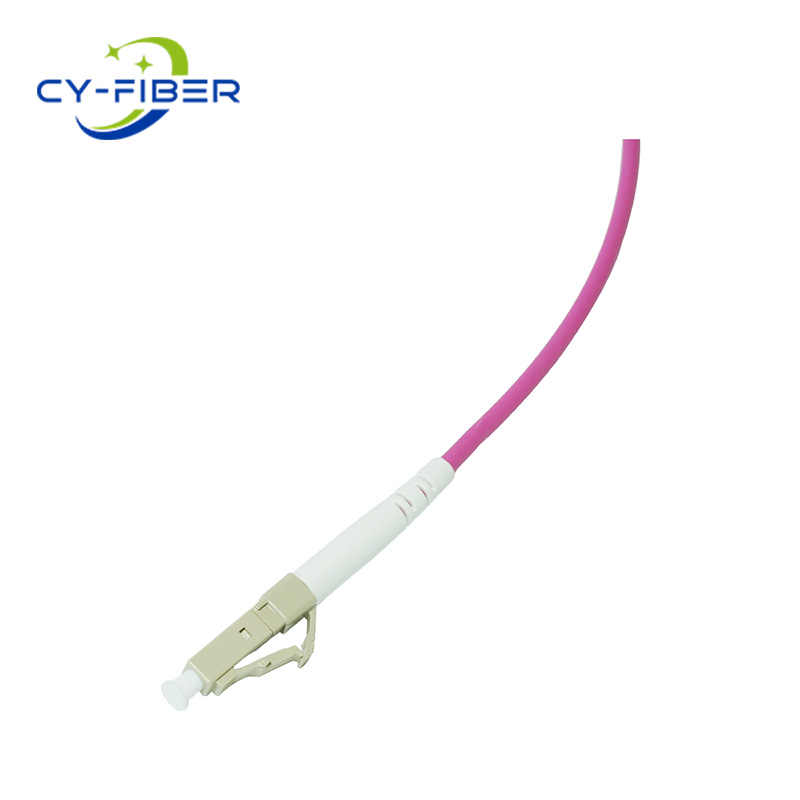 OM4 LC-ST UPC Simplex LSZH 3.0mm Fiber Optic Patch Cord, 3m