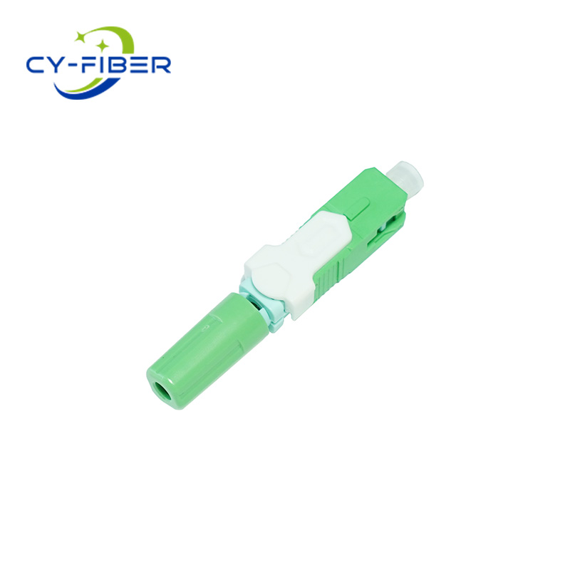 SC/APC Type A Single Mode 0.9/2.0/3.0mm Fiber Quick Connector