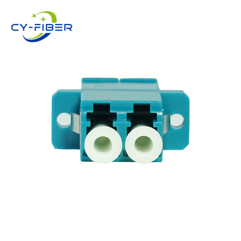 LC UPC Duplex OS2 Single Mode Elastic Fiber Optic Adapter