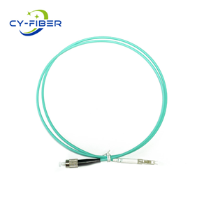 OM3 LC-FC UPC Simplex LSZH 3.0mm Fiber Optic Patch Cord, 1m