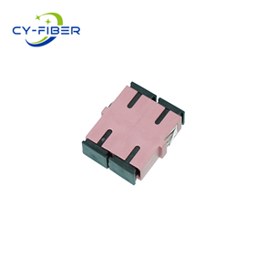 SC UPC Duplex OM4 Multimode Fiber Optic Adapter