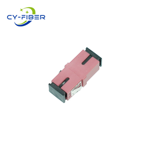 SC UPC Single OM4 Multimode Fiber Optic Adapter