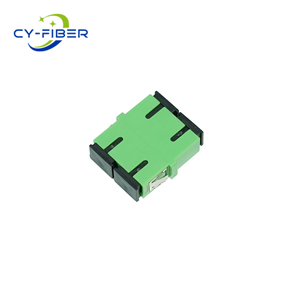 SC APC Duplex OS2 Single Mode Fiber Optic Adapter