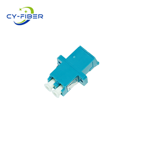 LC UPC Duplex OS2 Single Mode Elastic Fiber Optic Adapter